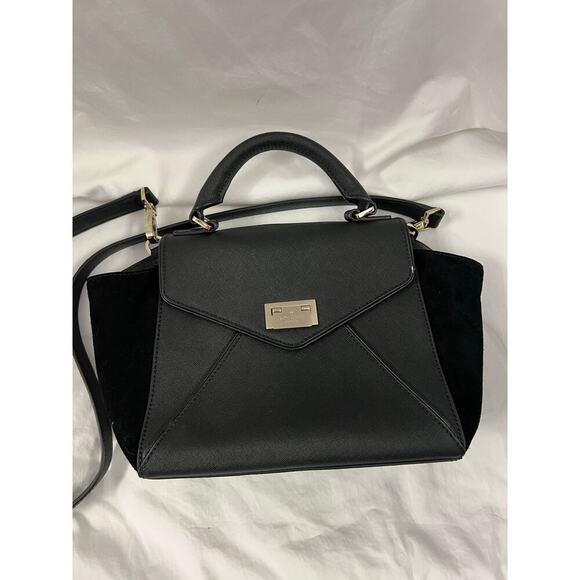 Kate Spade New York Wesley Place Suede Laurel Handbag Black GS - Picture 2 of 9